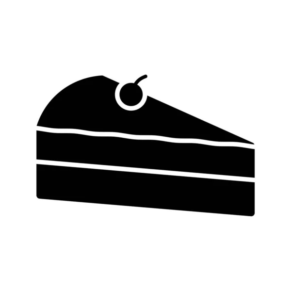 Torta Ikon Web Illusztráció — Stock Fotó