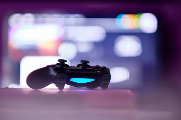 Spielsteuerung Gamepad Und Steuerknüppel — Stockfoto