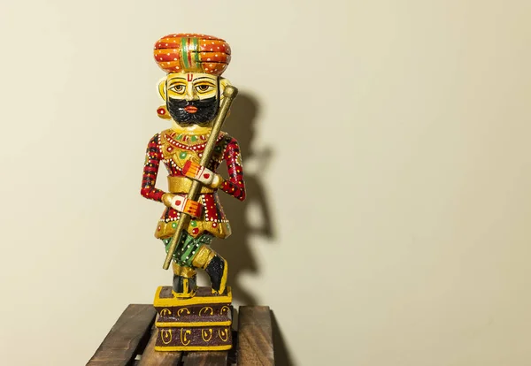 King Toy Figurine Κοντινό — Φωτογραφία Αρχείου