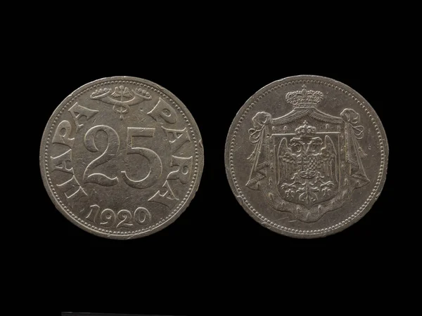 Монеты Один Цент Черном Фоне — стоковое фото