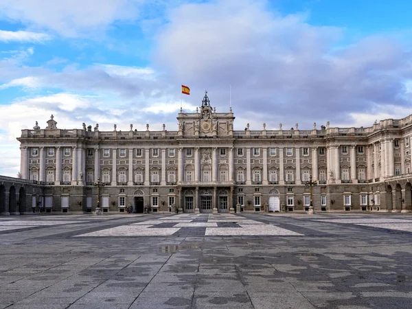 Βασιλικό Παλάτι Της Μαδρίτης Ισπανία — Φωτογραφία Αρχείου