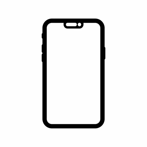 스마트폰 아이콘입니다 휴대폰 아이콘의 — 스톡 사진