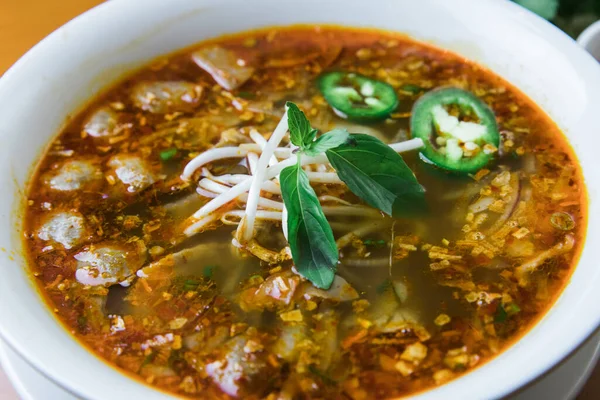 Tajskie Jedzenie Tradycyjna Kuchnia Meksykańska Wybiórcze Skupienie — Zdjęcie stockowe