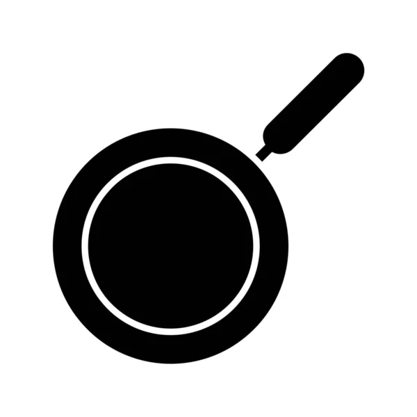 Pfannensymbol Umriss Illustration Der Küche Vektor Symbole Für Das Web — Stockfoto