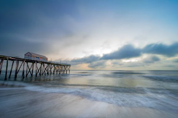 Schöner Blick Auf Das Meer Bei Sonnenuntergang — Stockfoto