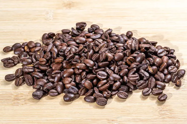 Kávébab Alapon — Stock Fotó