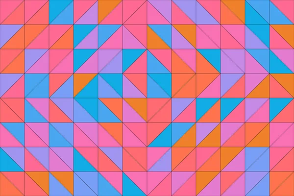 Abstracto Geométrico Patrón Inconsútil Colorido Para Fondo —  Fotos de Stock