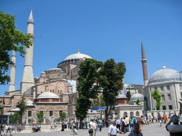 Istanbul Turquie Juillet 2017 Mosquée Hagia Sophia Dans Ville Jersey — Photo