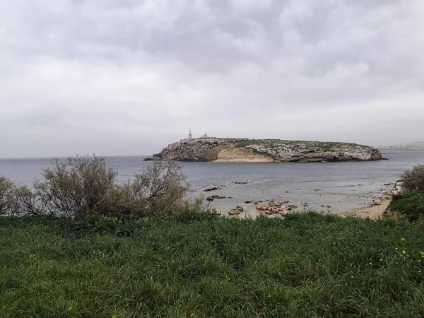 Blick Auf Die Küste Meer — Stockfoto