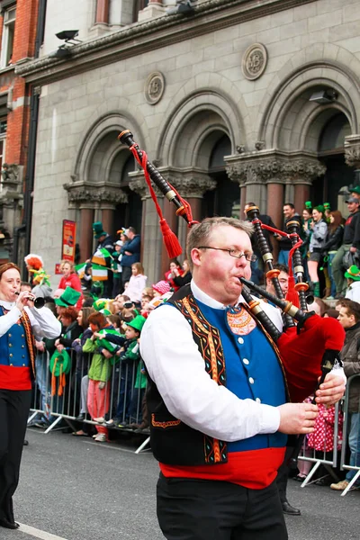 Irlanda Março 2022 Foto Desfile Dia São Patrício 2022 Nas — Fotografia de Stock