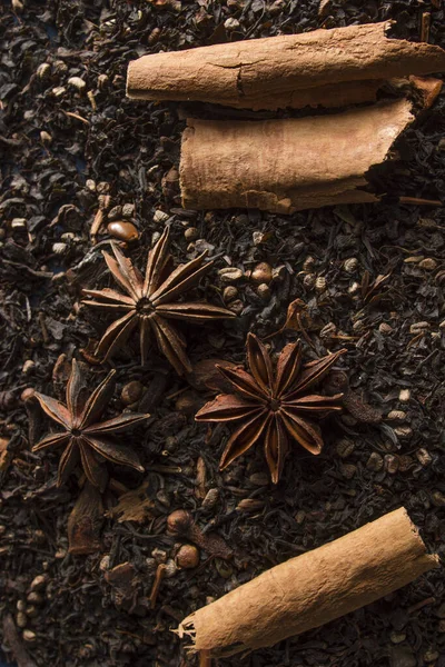 Close Cinnamon Sticks Spices — Stock Photo, Image