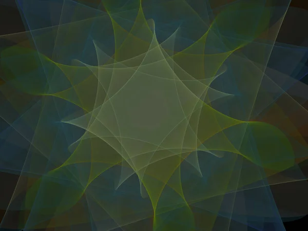 Abstract Fractal Background Rendering — Stock Photo, Image