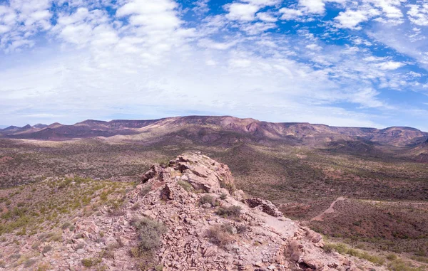 Belle Vue Sur Les Montagnes Arrière Plan — Photo