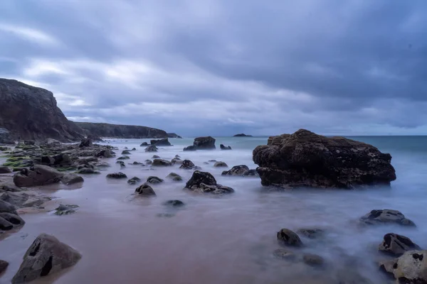 美丽的海景 自然背景 — 图库照片