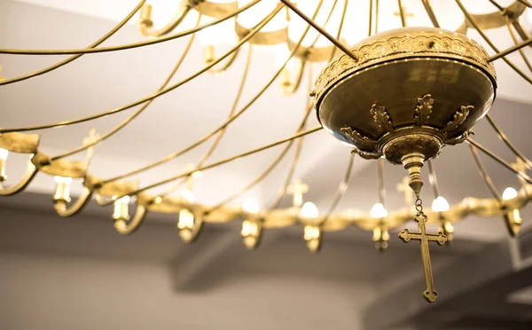 Chandelier Hanging Ceiling — Stock Photo, Image