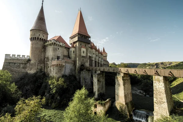 Средневековый Замок Горах — стоковое фото