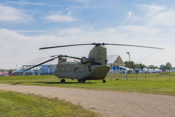 Helicóptero Militar Céu — Fotografia de Stock