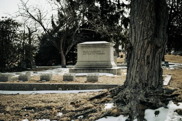 Vieux Cimetière Ville Jersey — Photo