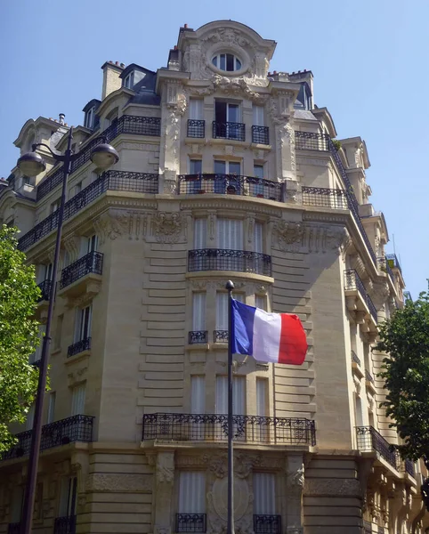 Παρίσι Γαλλία Ιούλιος 2017 Πρόσοψη Της Πόλης Της Μπαρτσελόνα — Φωτογραφία Αρχείου