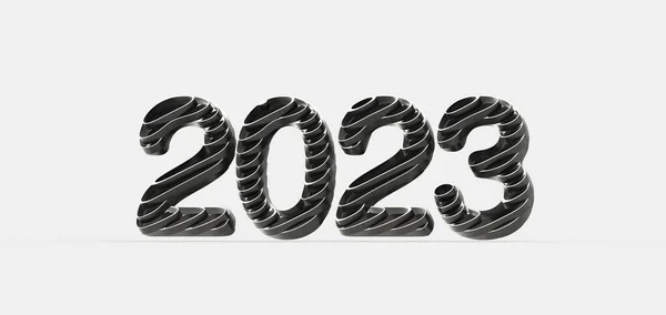 2023 Numbers Isolated White Background — Stock Photo, Image