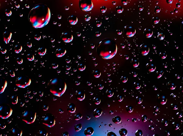 Waterdruppels Het Glas — Stockfoto
