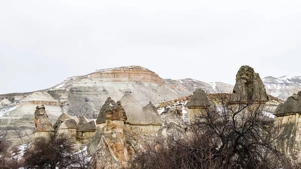 Die Felsformationen Den Bergen Der Antiken Stadt — Stockfoto