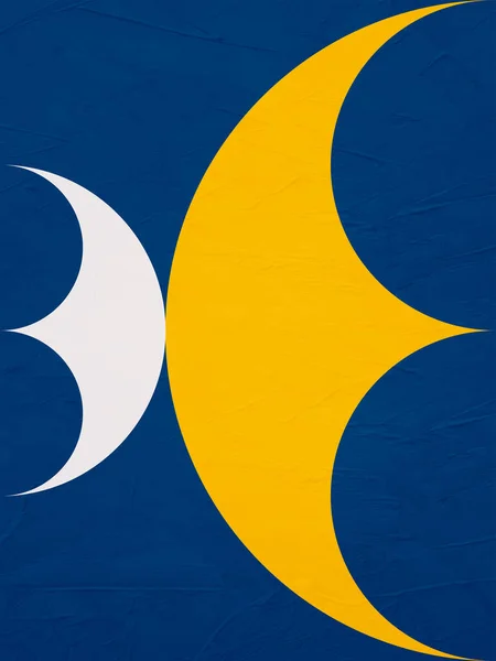Флаг Бразилии Стене Европейского Союза — стоковое фото