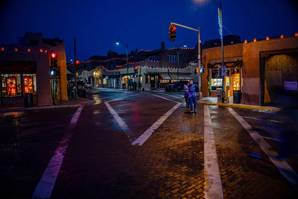 Night View City Street — Stock Photo, Image