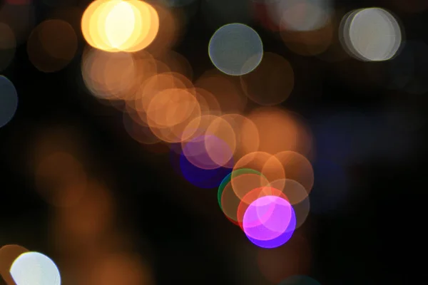 Fundo Abstrato Com Luzes Bokeh — Fotografia de Stock