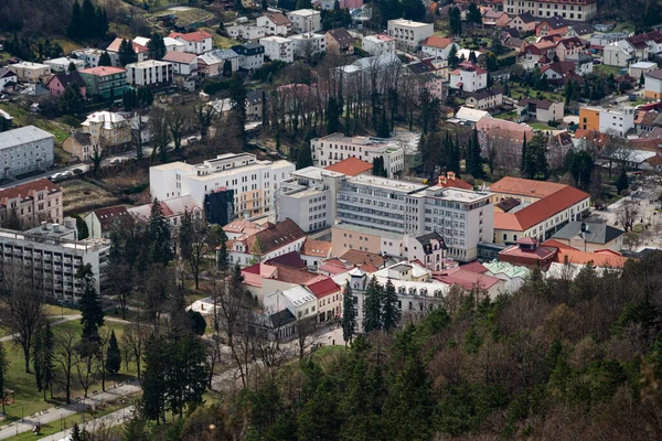 Luftaufnahme Der Stadt Salzburg Österreich — Stockfoto