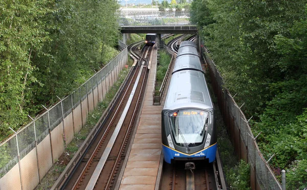 Järnvägsstation Staden — Stockfoto