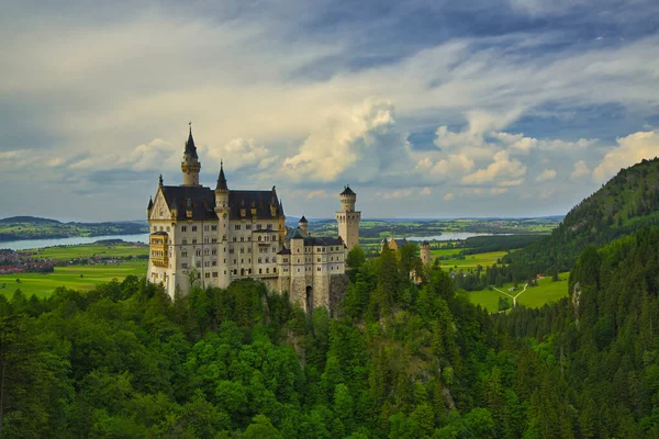 Château Neuschwanstein Montagne — Photo