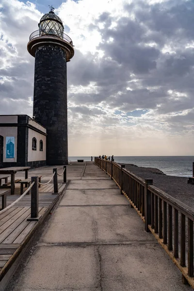 Farol Praia Norte Estado Israel — Fotografia de Stock