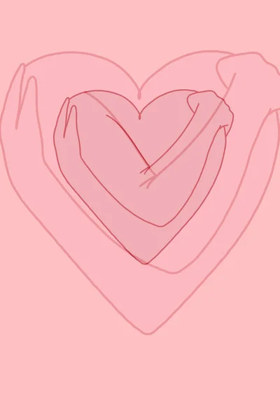 Vector Illustration Heart — Stock Photo, Image