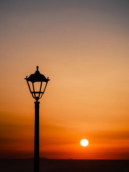 海の上の夕日 — ストック写真