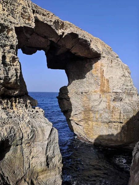 Rock Coast Algarve Portugal — стоковое фото