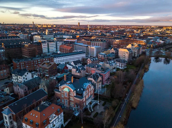 Vista Aérea Ciudad Stockholm Suecia —  Fotos de Stock