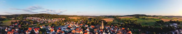 Vista Aérea Ciudad Del Casco Antiguo Capital Lithuania —  Fotos de Stock