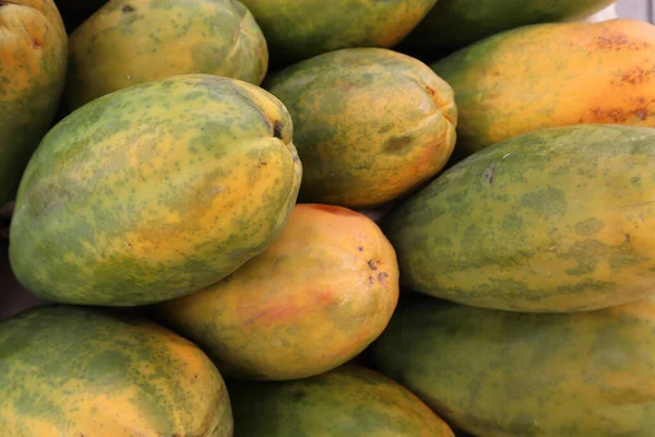 Meloni Maturi Freschi Mercato — Foto Stock