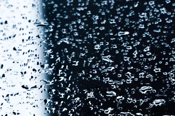 Krople Wody Szkle Abstrakcyjne Tło — Zdjęcie stockowe