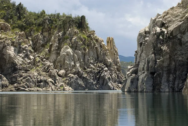 Krásný Výhled Jezero Horách — Stock fotografie