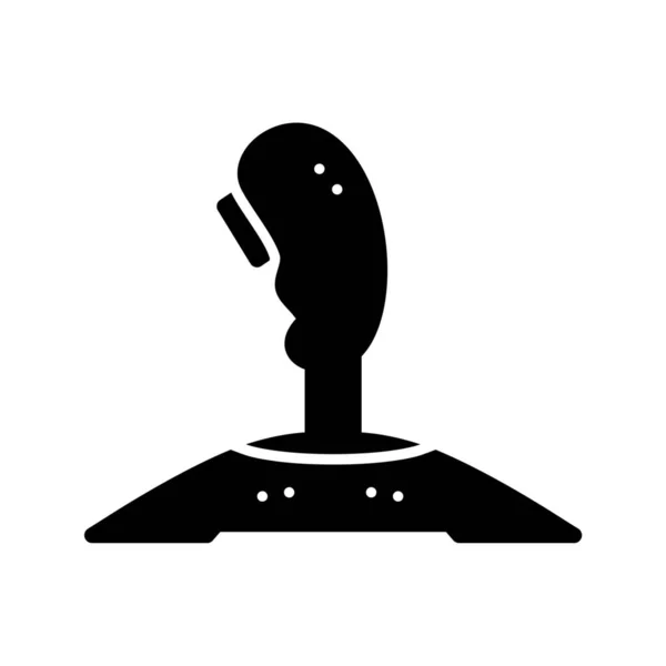 Icono Joystick Ilustración Blanco Negro —  Fotos de Stock