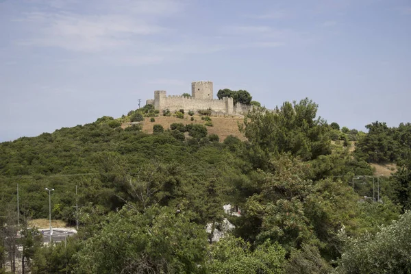 Rovine Della Città Del Castello Mediterraneo — Foto Stock