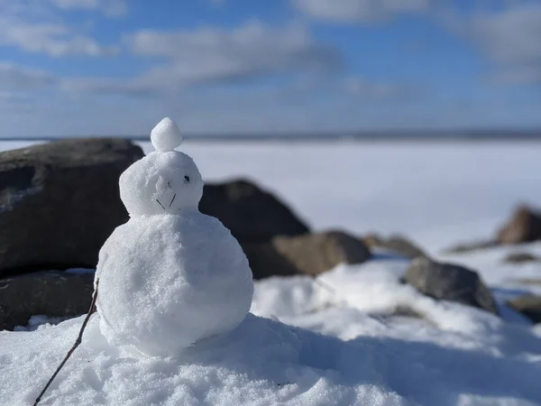 Bałwan Śniegu — Zdjęcie stockowe