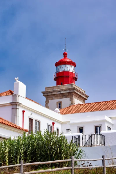 Phare Sur Île Mer Méditerranée Nord État Israël — Photo