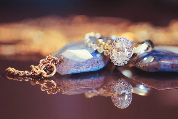 Close Beautiful Jewelry — Stock Photo, Image