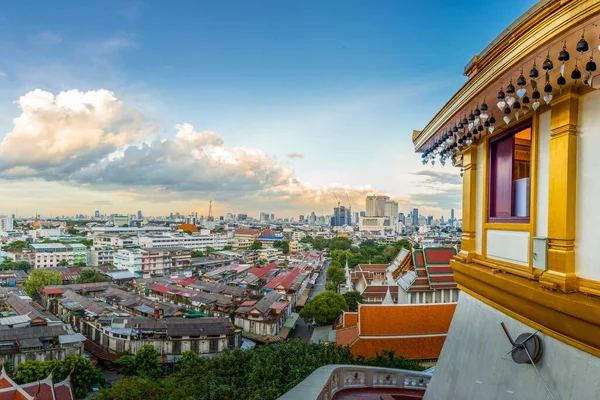 Pohled Město Bangkok Thajsko — Stock fotografie
