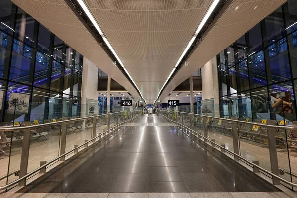 Interiör Flygplatsterminalen — Stockfoto