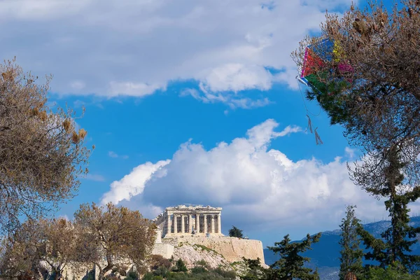 Ruïnes Van Griekse Tempel Athens Griekenland — Stockfoto