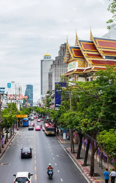 Bangkok Thailand Januar 2018 Menschen Besuchen Die Stadt Chao Phraya — Stockfoto
